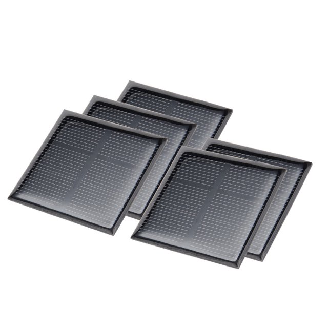 Unique Bargains 5Pcs 1.5V 200mA Mini Solar Cell Panel Module DIY for Phone Model Charger
