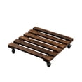 thumbnail image 2 of SuChun Support de Plante avec Cuillère et Couvercle, Caddy pour Plantes avec Roues, Support Roulant pour Plantes, Lb, Robuste, Carré en Bois pour Plantes avec Roues Pivotantes Verrouillables à 360°, pour Pots de Plantes Grands d'Extérieur et d'Intérieur, Pot de Fleurs, Pati, 2 of 5