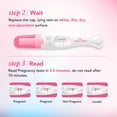 thumbnail image 3 of Easy@Home Pregnancy Test 5 Count Early Detection Test Sticks - Home Pregnancy Tests with Precise Results - Easy to Use Fertility Tests, 3 of 5