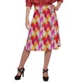 thumbnail image 1 of Moomaya Jupe Imprimée pour Femmes en Poly Spandex Tenue Décontractée Jupe d'Été pour Filles, 1 of 5