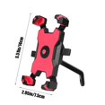 thumbnail image 3 of Support de Téléphone Mobile Extérieur pour Navigation à Vélo, Support de Téléphone Mobile Absorbant les Chocs, Modèle de Rétroviseur, 3 of 6