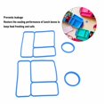 thumbnail image 3 of 2 Pack Silicone Lunch Box Gasket Replacement Set, Lunch Box Seal For OmieBox with Airtight Food Container Gasket Replacement Part For Kids  Lunch Box, 3 of 7