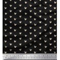 thumbnail image 1 of Soimoi Poly Georgette Fabric Puppy Face Dog Printed Craft Fabric by the Yard 52 Inch Wide, 1 of 3