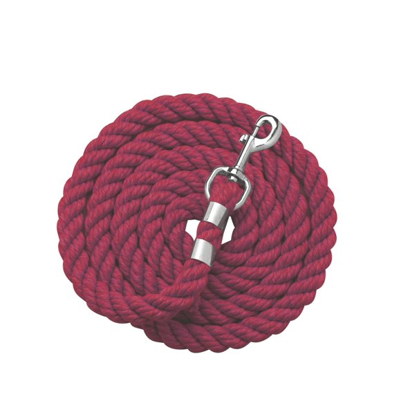 Perri's Cotton Lead Burgundy 1/2""