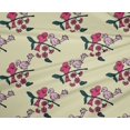 thumbnail image 4 of oneOone Polyester Lycra Fabric Leaves|Bird & Floral Block Decor Fabric Printed BTY 56 Inch Wide, 4 of 4