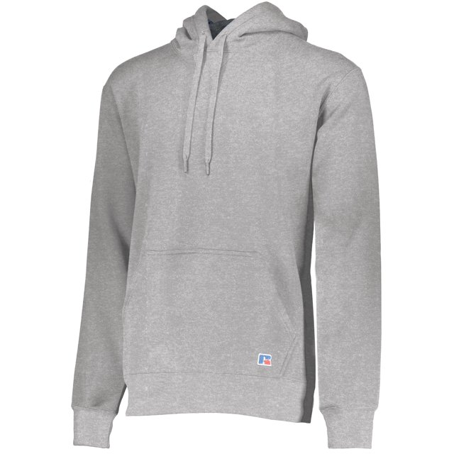 Russell Athletic Chandail à Capuchon en Molleton Riche en Coton, S, Gris Chiné Moyen