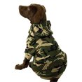 thumbnail image 2 of Casual Canine Couverture à Capuche pour Chien Camouflage en Polaire 24 Pouces TTG, Vert, 2 of 5
