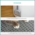 thumbnail image 4 of PawHut Enclosed Cat Litter Box, Kitty Litter Box with Scoop, White, 4 of 10