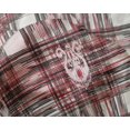 thumbnail image 4 of oneOone Silk Tabby Fabric Swirl & Check Ikat Printed Fabric 1 Yard 42 Inch Wide, 4 of 4