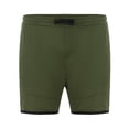 thumbnail image 4 of Pisexur Mens Swim Trunks Solid Swimming Shorts for Men, 7" Inseam High Waist Elastic Drawstring Swimwear Swim Short, 4 of 7