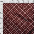 thumbnail image 2 of oneOone Silk Tabby Fabric Check & Geometric Printed Fabric 1 Yard 42 Inch Wide, 2 of 4