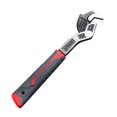 thumbnail image 2 of DYNWAVECA Multifunctional Self Locking Pipe Wrench Tool Forged Steel Three Sided Toothed Multipurpose for Home Maintenance Professional 10inch, 2 of 9