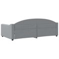 thumbnail image 3 of vidaXL Day Bed Light Grey 100x190 cm Fabric, 3 of 5