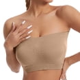 thumbnail image 2 of Elegant Support Bra for Everyday Comfort - Strapless Wrapped Design with Non- Chest Coverage Women’s Underwear, 2 of 8