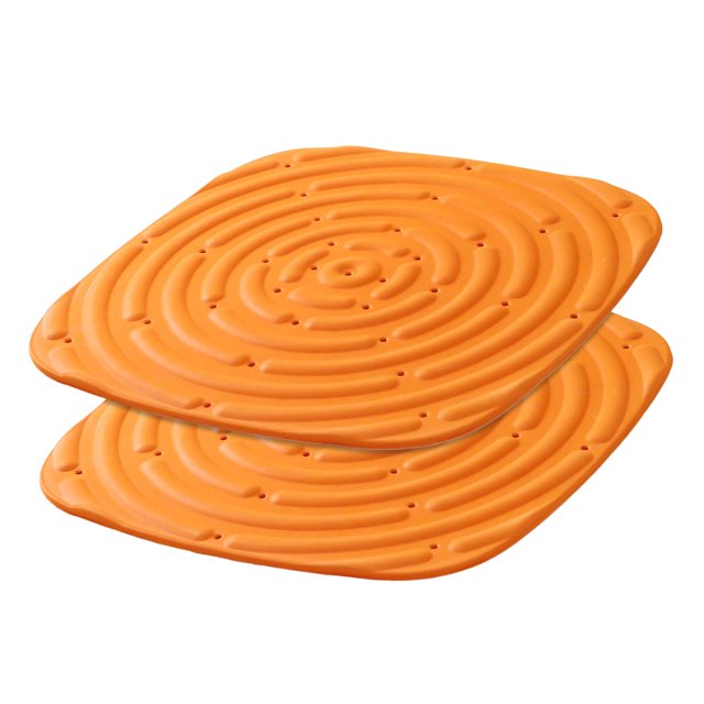 GROWTH TANK 2 PCS Chicken Nest Box Pads, Washable Nest Box Liners, Chicken Bedding for Coop, Orange