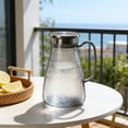 thumbnail image 1 of Acrylic Striped Kettle Plastic Cold Water Kettle Transparent Cool Kettle Juices Kettle Herbal Tea Kettle, 1 of 6