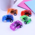 thumbnail image 4 of 25 Pcs Jouets de Voiture en Plastique à Rétrofriction Simulation Mini Modèle de Voiture Jouets d'Apprentissage Précoce pour Enfants Jouets à Friction (Couleur Aléatoire), 4 of 8