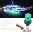 thumbnail image 3 of Stern Light, 6 Inch 2 NM LED Boat Anchor Light, Aluminum Pole & Removable Stainless Steel Base Navigation Lights, IP66 Waterproof 360 All Round Light for Pontoon and Fishing Boat, 3 of 8