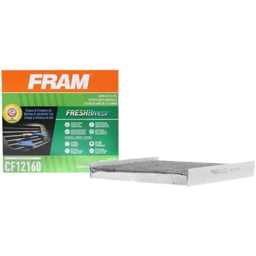 Filtre à air d’habitacle FRAM Fresh Breeze, CF12160, avec bicarbonate de soude Arm & Hammer