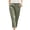 Green, variant on DDAPJ pyju Capris for Women Casual,Summer Cotton Linen 3/4 Length Pants Plus Size Loose Fit Wide Leg Hiking Beach Pants with Pockets