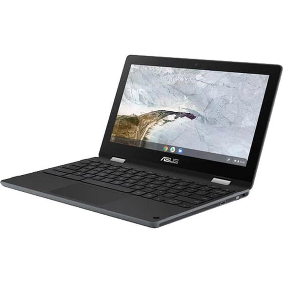 Refurbished (Good) ASUS 11.6" Chromebook Flip 2-in-1 Touchscreen HD Laptop (Intel Celeron N4020, 4GB RAM, 32GB eMMC, Chrome OS, Intel UHD Graphics 600) - Dark Gray (C214MA-C1R-CA)