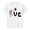 Women (White), variant on Short Sleeve Shirts For Couples Matching Valentine's Crew Neck Fashion Heart Print T Shirt Loose Lightweight Comfy Soft His And Her Basic Tee Vacation Clothes White S