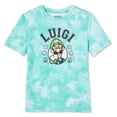 thumbnail image 2 of T-shirt délavé Luigi Super Mario pour garçons, 2 of 3