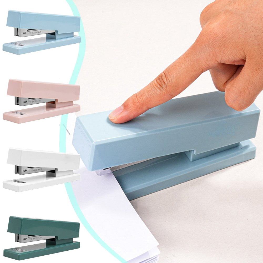 CNKOO Stapler Small Stapleless Stapler Student Effortless Stapler Large Standard Handheld Small Multi Functional Stapler