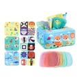 thumbnail image 2 of Tissue Box Pull Toy Sensory Toy Development Baby Toy for Babies and Toddlers Foxes, 2 of 10