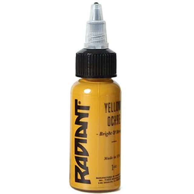 Radiant Colors Tattoo Ink - YELLOW OCHRE 1oz