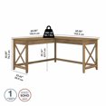 thumbnail image 4 of Bush Furniture Key West 60W L Shaped Desk in Reclaimed Pine, 4 of 4