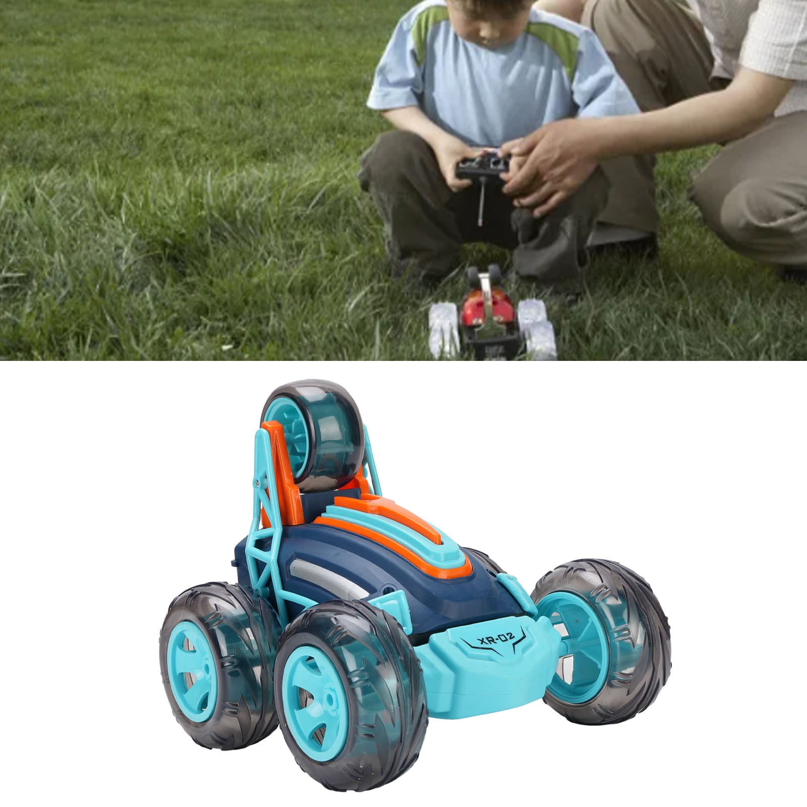RC Car Toy, Remote Control Car Toy Tumbling 5 Wheel  for Boys