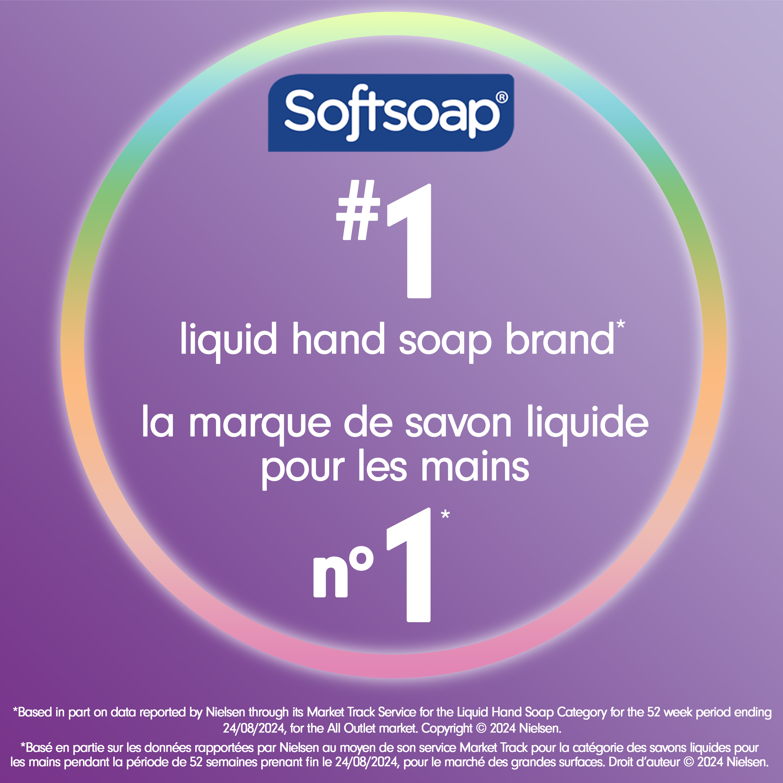 Softsoap Savon Liquide pour les Mains Renewed, sans Parabène, Parfum Prune et Jasmin, 332 mL