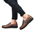thumbnail image 3 of LSLJS Chaussures en Cuir pour Hommes, Chaussures Plates Confortables pour Hommes à Semelle Souple, Mode Rétro Affaires Décontractées, 3 of 8