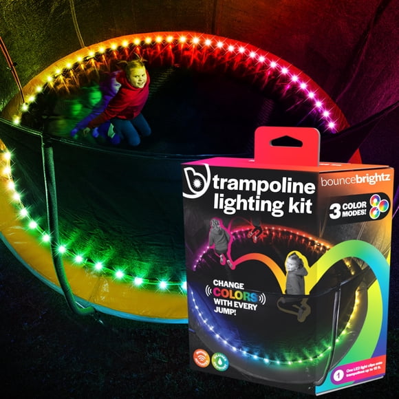 Brightz Bounce LED Trampoline Lights Trampoline Accessories for Kids Trampoline Toys Trampoline Games 14 14ft 16 16ft 15 15ft Summer Fun for Kids Outdoor