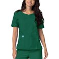 thumbnail image 2 of Adar Universal Women's Scrub Set - V-neck Scrub Top and Elastic Pull-On Scrub Pants, 2 of 7