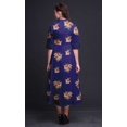 thumbnail image 3 of Bimba Robe Chemise Décontractée à Imprimé Floral pour Femme, Robe Évasée Mi-Mollet de Fête - XX-Grand, 3 of 5