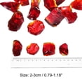 thumbnail image 2 of Fire Glass for Fire Pit, 2-3mm(1/9") High Luster Natural Glass Rocks, Red, 2 of 3