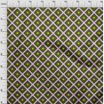 thumbnail image 4 of oneOone Tissu Popeline de Coton Vert Tissu Géométrique pour Robe Tissu Imprimé au Mètre 56 Pouces de Large, 4 of 4
