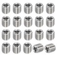 thumbnail image 1 of Unique Bargains Adaptateurs Filetage Manchon Réducteur Écrou M10x1.5 Mâle à M6x1.0 Femelle pour Réparer Insert Écrou Vis Réducteur 10mm 20 Pcs, 1 of 5