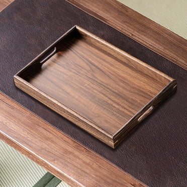 Chmadoxn Closet Organizers and Storage, Organization and Storage, Storage Bins, Storage Containers Wooden Tea Tray Dry Tea Tray Cup Storage Tray Candy Sum Fruit Tray Wooden tray