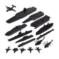 thumbnail image 2 of lionlar 17 Pcs Navire de Guerre avec Petits Avions à l'Échelle Modèle pour Garçons Adultes de 14 Ans et Plus Noir, 2 of 9