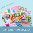 thumbnail image 4 of Ziploc Reusable Travel Makeup and Accessory Bags, Great for School or Home Organization, Boho Collection, Skinny Size, 4 of 8