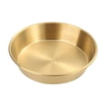 thumbnail image 1 of tredstone Smooth Stainless Steel Sauce Cup For Pickled Vegetables Mini Bowl Gold 11cm (gold), 1 of 6