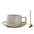 thumbnail image 1 of 220ml ceramic coffee cup set, latte cup, simple ceramic hand-washed coffee cup., 1 of 5