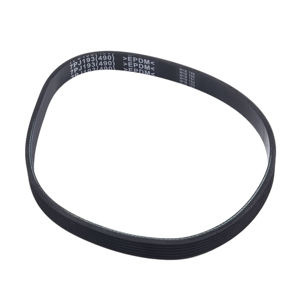 MYG Courroie en Caoutchouc d'Entraînement de Tondeuse 1 Pce PJ490 (7 Arêtes, Circonférence de 490 mm, Largeur de 16 mm) Compatible avec les Tondeuses Rotatives QUALCAST - Impérial