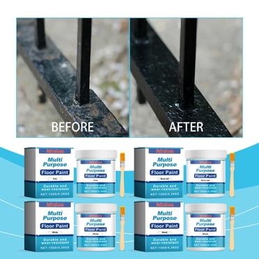 Rbaofujie Peinture pour Plancher Polyvalente 150 ml