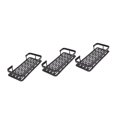 thumbnail image 1 of Shower Shelf Basket, Shower Storage Rack 3 Layers Punch Free Anticorrosion Aluminum  For Home Black,Black Gold, 1 of 8