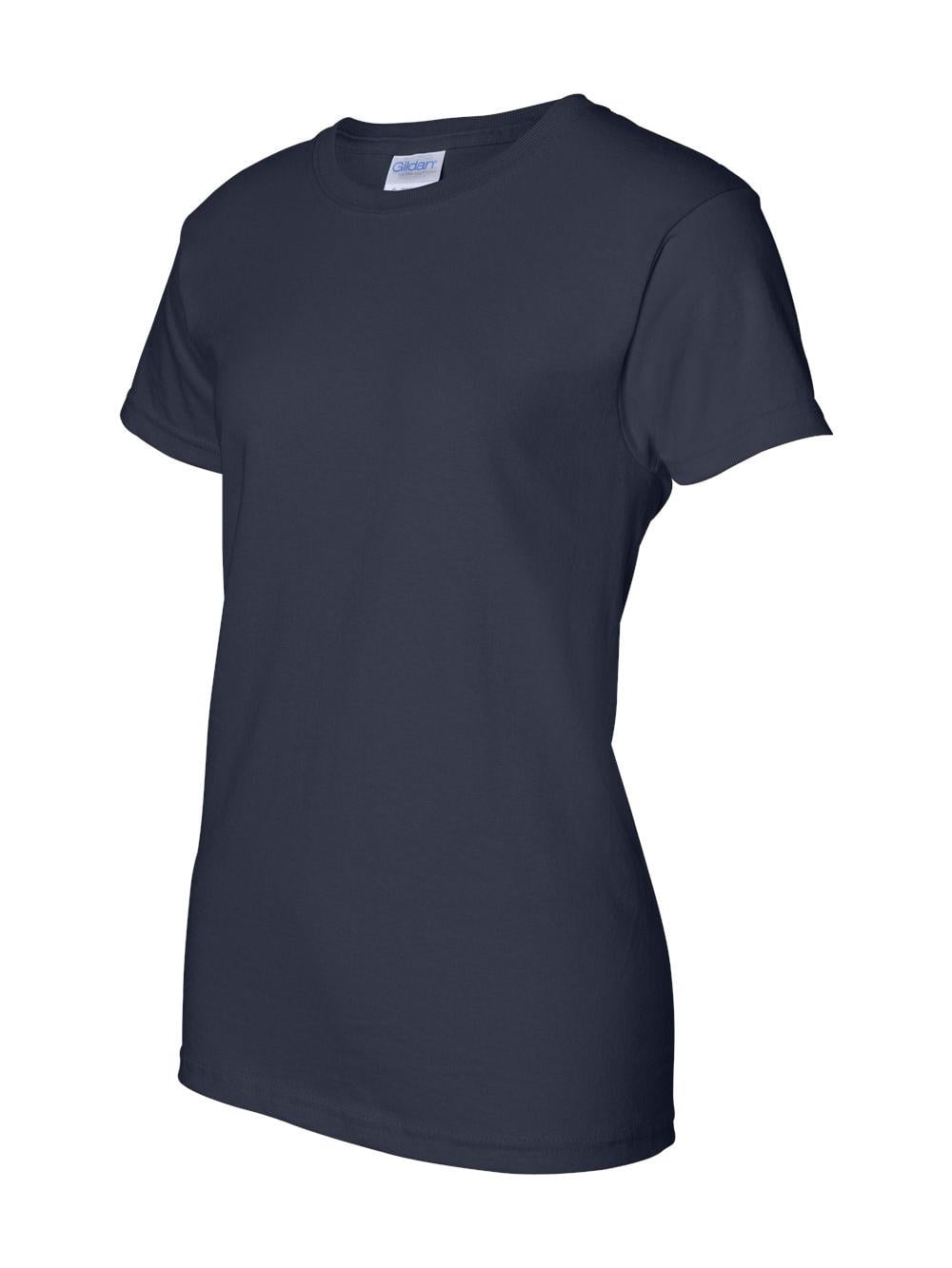 Gildan - T-Shirt pour Femmes en Coton Ultra - 2000L - Marine - Taille : S