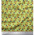 thumbnail image 1 of Soimoi Rayon Fabric Trophy,Timer Clock & Basketball Sports Decor Fabric Printed Yard 56 Inch Wide, 1 of 3